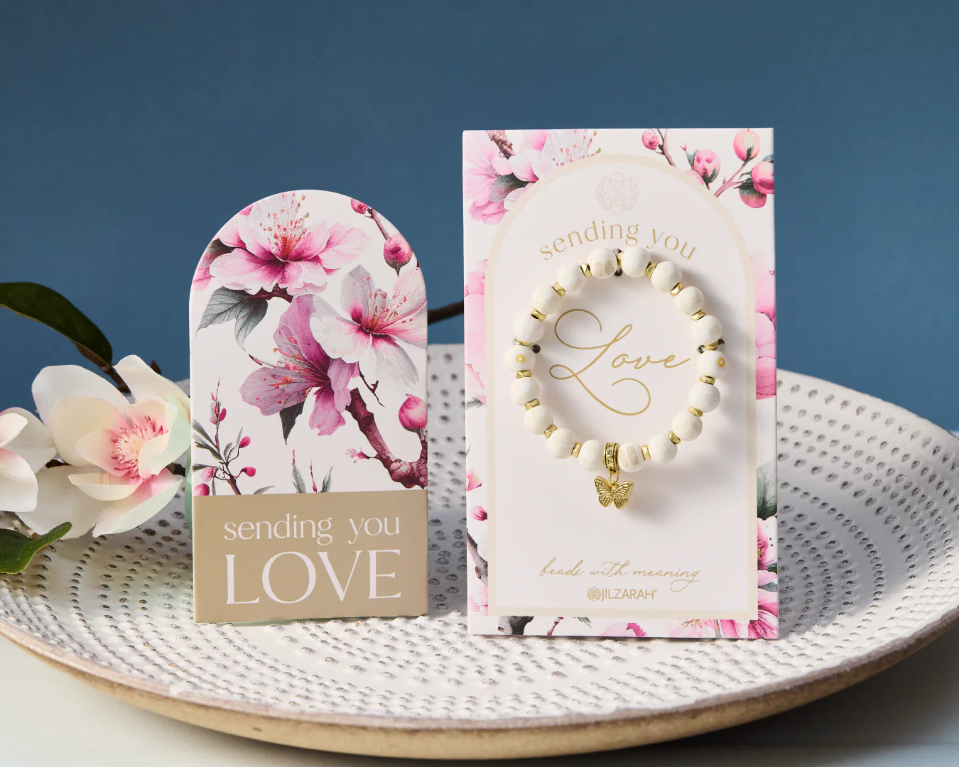 495-380 Jilzarah Ivory Sending You Love Bracelet