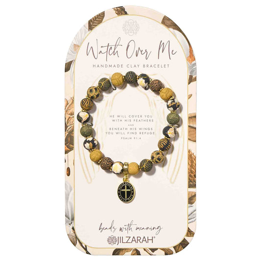 495-383 Jilzarah Brown Watch Over Me Bracelet