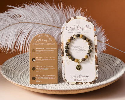 495-383 Jilzarah Brown Watch Over Me Bracelet