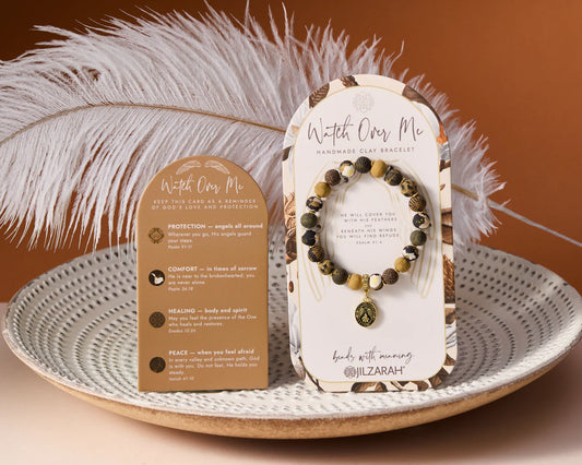 495-383 Jilzarah Brown Watch Over Me Bracelet