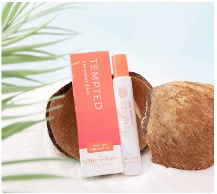 Mix-o-logie Rollerball Perfume Oil Roll-On in Tempted (coconut kiss)