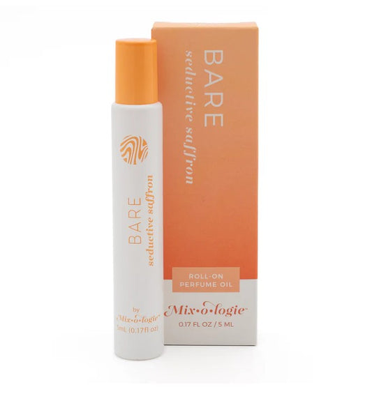 Mix-o-logie Rollerball Perfume Oil Roll-On in Bare (seductive saffron)
