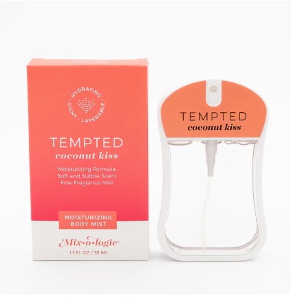 Mix-o-logie Moisturizing Body Mist in Tempted (coconut kiss)