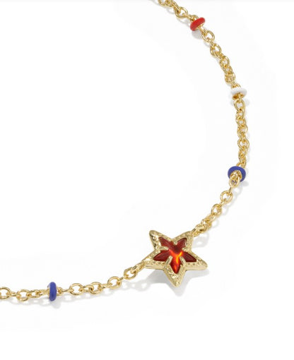 9608893329 Kendra Scott Mini Cassidy Bracelet in Red Illusion