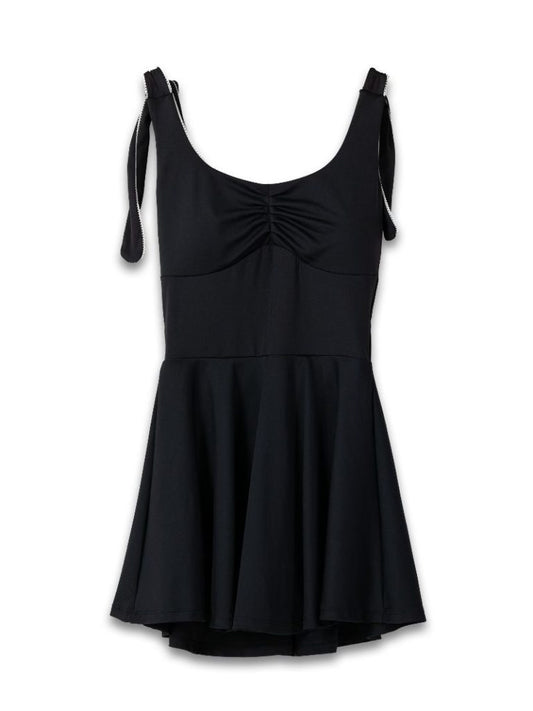 PP-0126-DRS-SPRT-TIE Simply Southern Sport Tie Dress in Black