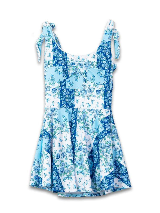 PP-0126-DRS-SPRT-TIE-QLTBL Simply Southern Sport Tie Dress in Quilted Blue