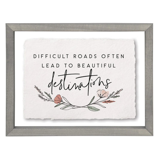 FAR1078 Sincere Surroundings Difficult Roads Sign