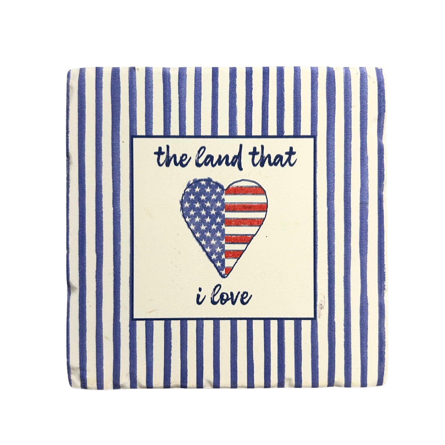 02-03124 Thirstystone The Land That I Love Coaster