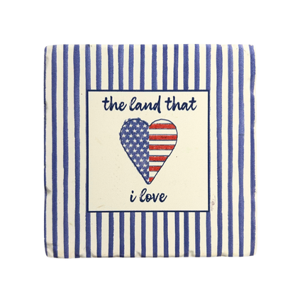 02-03124 Thirstystone The Land That I Love Coaster