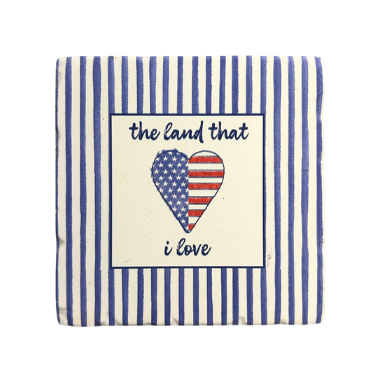 02-03124 Thirstystone The Land That I Love Coaster