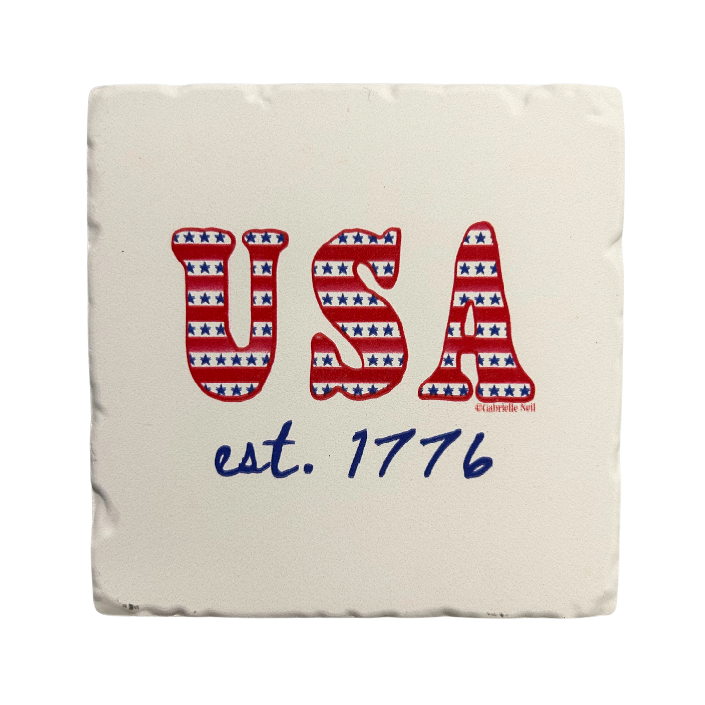 02-03121 Thirstystone USA est.1776 Coaster