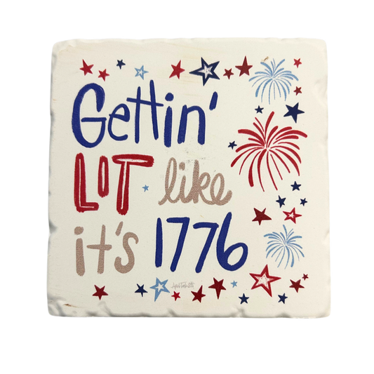 02-03127 Thirstystone Gettin Lit Like It's 1776 Coaster