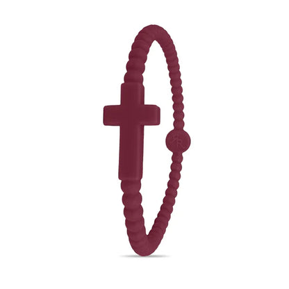 Ryan & Rose Jesus Bracelet - Medium Maroon