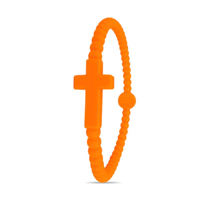 Ryan & Rose Jesus Bracelet - Medium Bright Orange