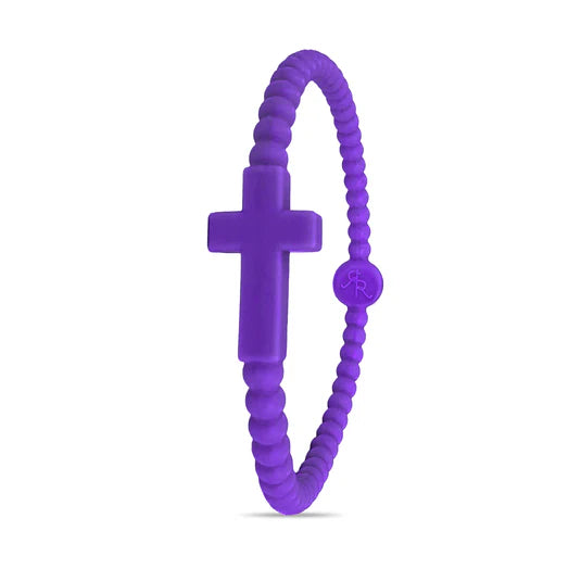 Ryan & Rose Jesus Bracelet - Medium Dark Purple