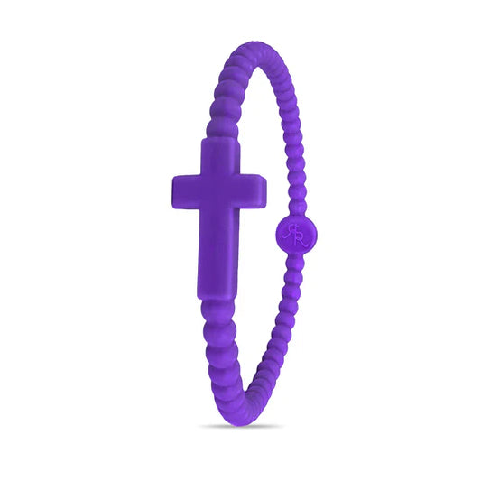 Ryan & Rose Jesus Bracelet - Medium Dark Purple