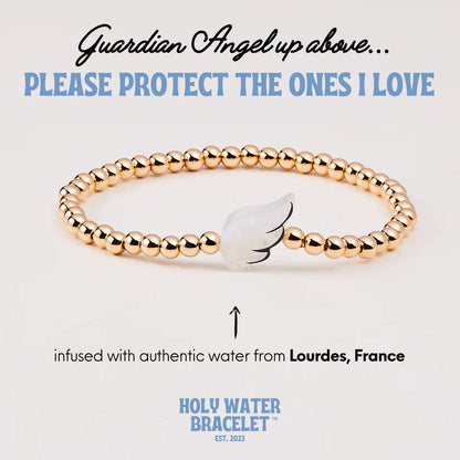 HW010 Holy Water Bracelet - Angel Wing in Gold