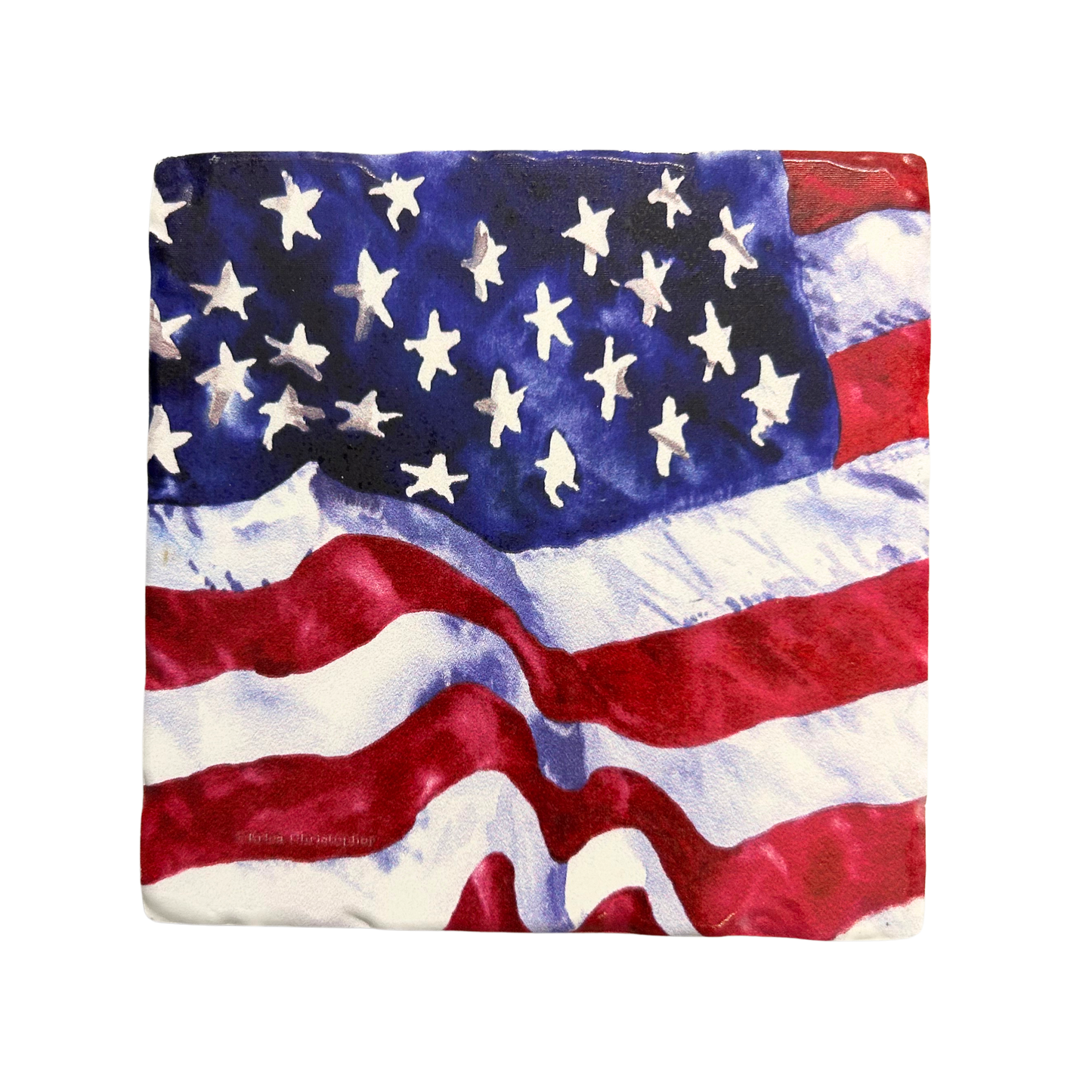 02-03130 Thirstystone American Flag Coaster