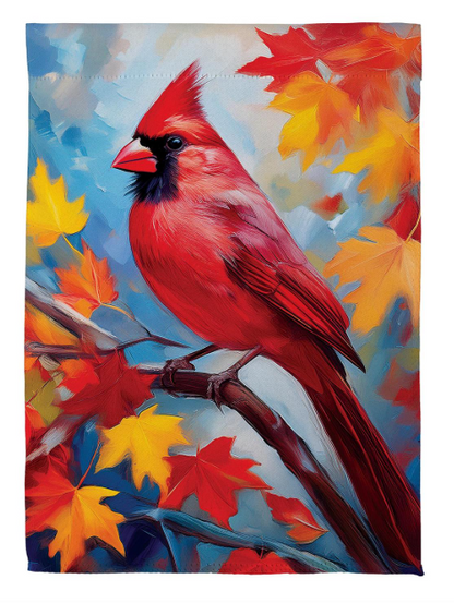 SXSNQSGF525 Evergreen Colorful Cardinal Garden Flag 0