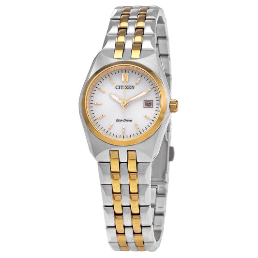 EW2299-50A Citizen Eco-Drive Corso Silver Dial Ladies Watch