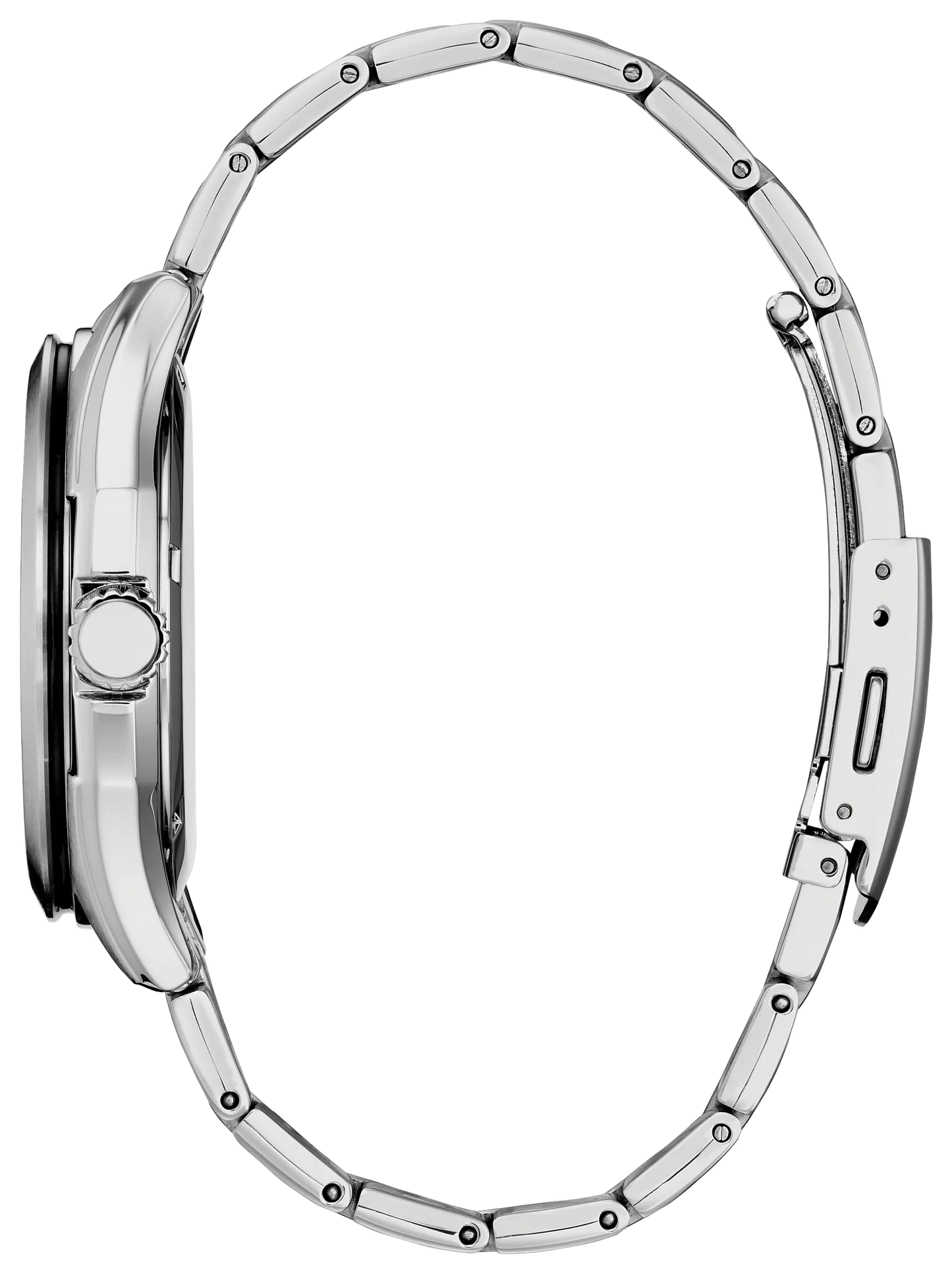 AW1890-51X Citizen Terra Force Men's Silver-Tone Stainless Steel Bracelet Watch 42mm