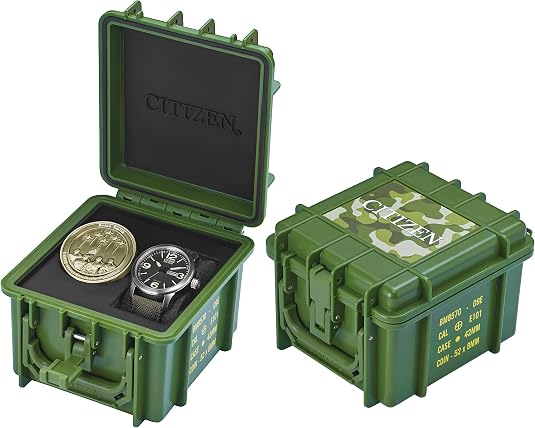 BM8570-09E Citizen Men's Military Watch Commemorative Box Set