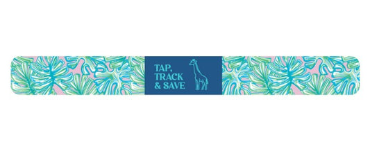 PP-0226-TRACK-TAP-GIRF-FERN Simply Southern Giraffe Tracking Bracelet