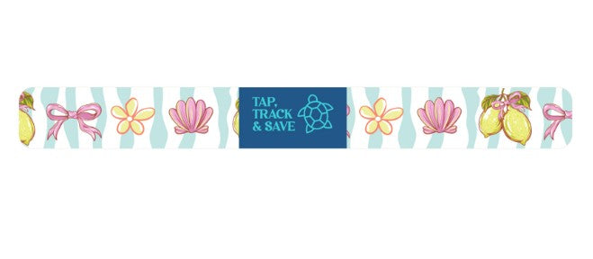 PP-0226-TRACK-TAP-TRTL-LEMN Simply Southern Turtle Tracking Bracelet