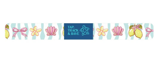 PP-0226-TRACK-TAP-TRTL-LEMN Simply Southern Turtle Tracking Bracelet