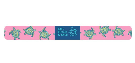 PP-0226-TRACK-TAP-TRTL-SWIM Simply Southern Turtle Tracking Tap Bracelet