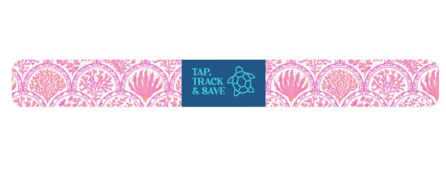 PP-0226-TRACK-TAP-TRTL-REEF Simply Southern Turtle Tap Tracking Bracelet