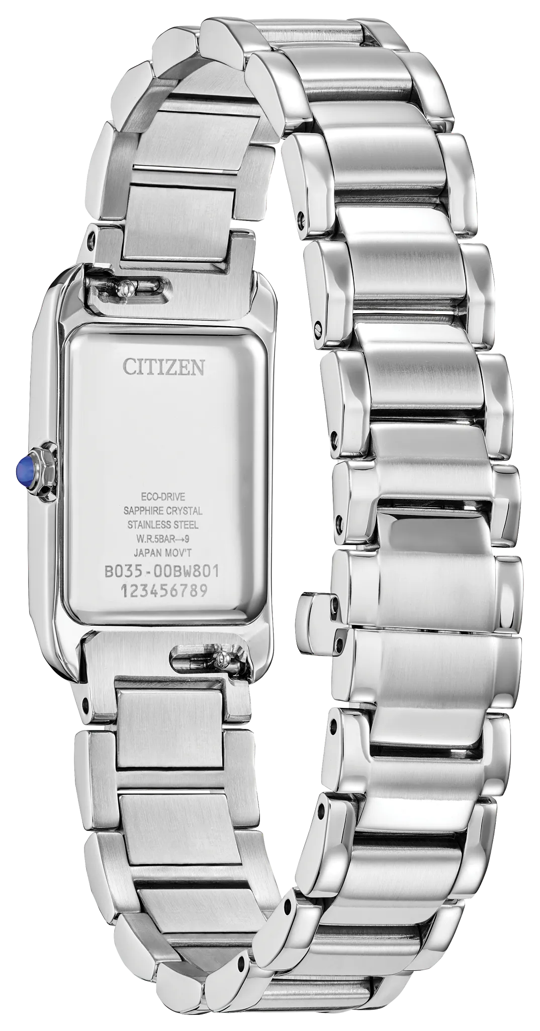 EW5620-55A Citizen Ladies Eco-Drive WR50ss Bracelet White Face Watch