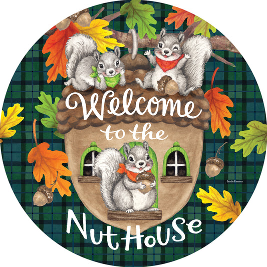 5962MG Custom Decor Accent Magnet Nuthouse Squirrel