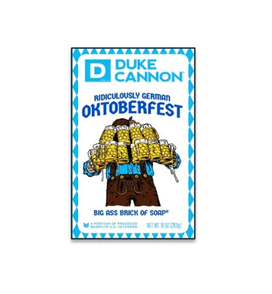 BSBA-OKTO10 Duke Cannon Brick of Soap Oktoberfest 10oz