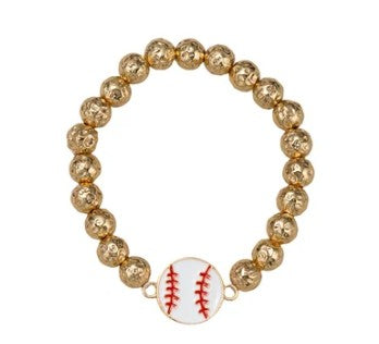 JM6807B-3 Jane Marie Hey, Batter! Bracelet 8" Around