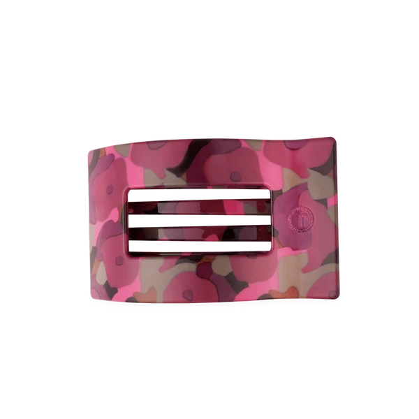 TT-FCM03-260 Teleties Medium Flat Rectangle Clip Garden Glam 0