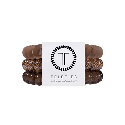 TT-L-590 Teleties Large Hair Ties Morning Brew 0