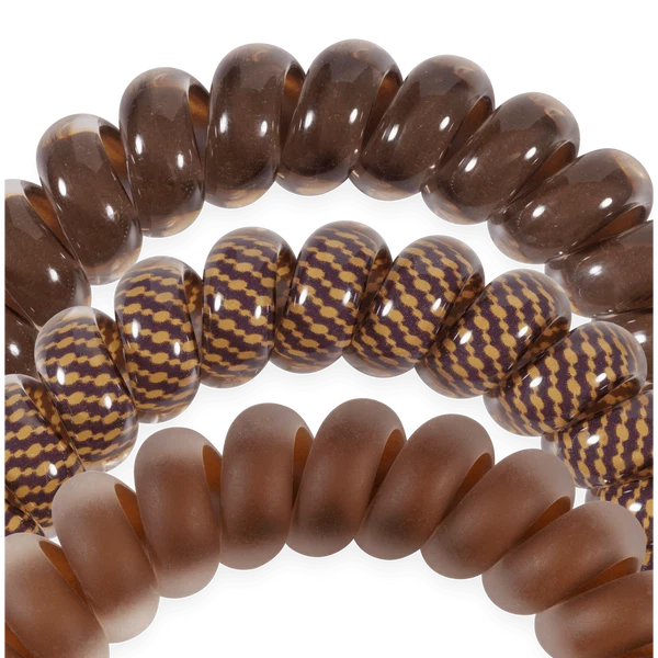 TT-L-590 Teleties Large Hair Ties Morning Brew 0