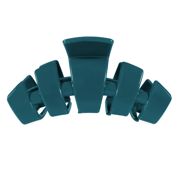 TT-CL01-258 Teleties Large Claw Clip Teal with It 0