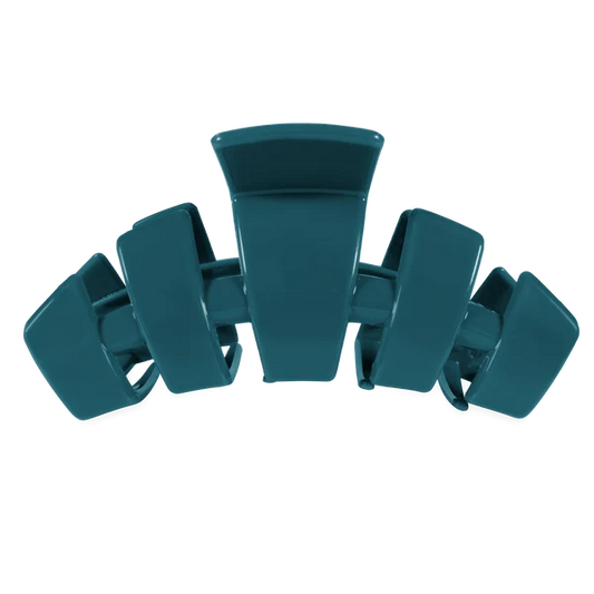 TT-CL01-258 Teleties Large Claw Clip Teal with It 0