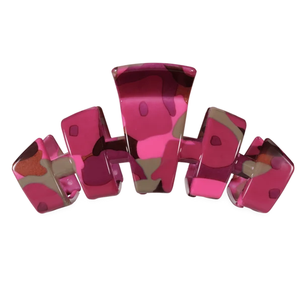 TT-CL01-260 Teleties Large Claw Clip Garden Glam 0
