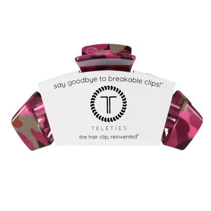 TT-CL01-260 Teleties Large Claw Clip Garden Glam 0