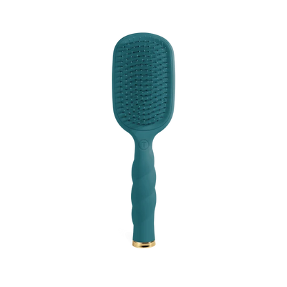 TT-DET-T-005 Teleties Detangler Hair Brush Thick Hair Teal with It 0