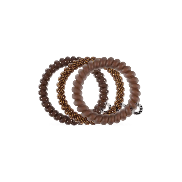 TT-S-590 Teleties Small Hair Ties Morning Brew 0
