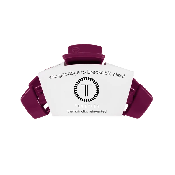 TT-CM01-259 Teleties Medium Claw Clip Mulberry 0