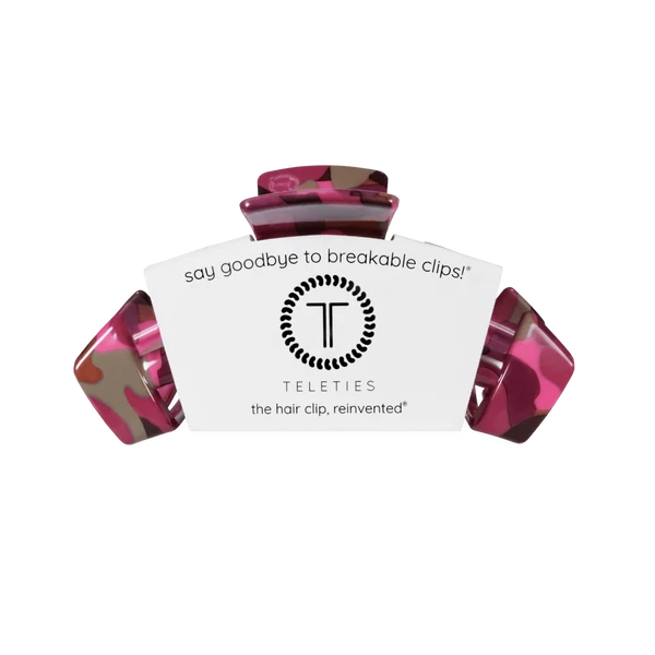 TT-CM01-260 Teleties Medium Claw Clip Garden Glam 0