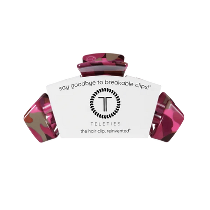 TT-CM01-260 Teleties Medium Claw Clip Garden Glam 0
