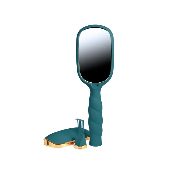 TT-BOAR-005 Teleties Boar Bristle Brush Teal with It 0