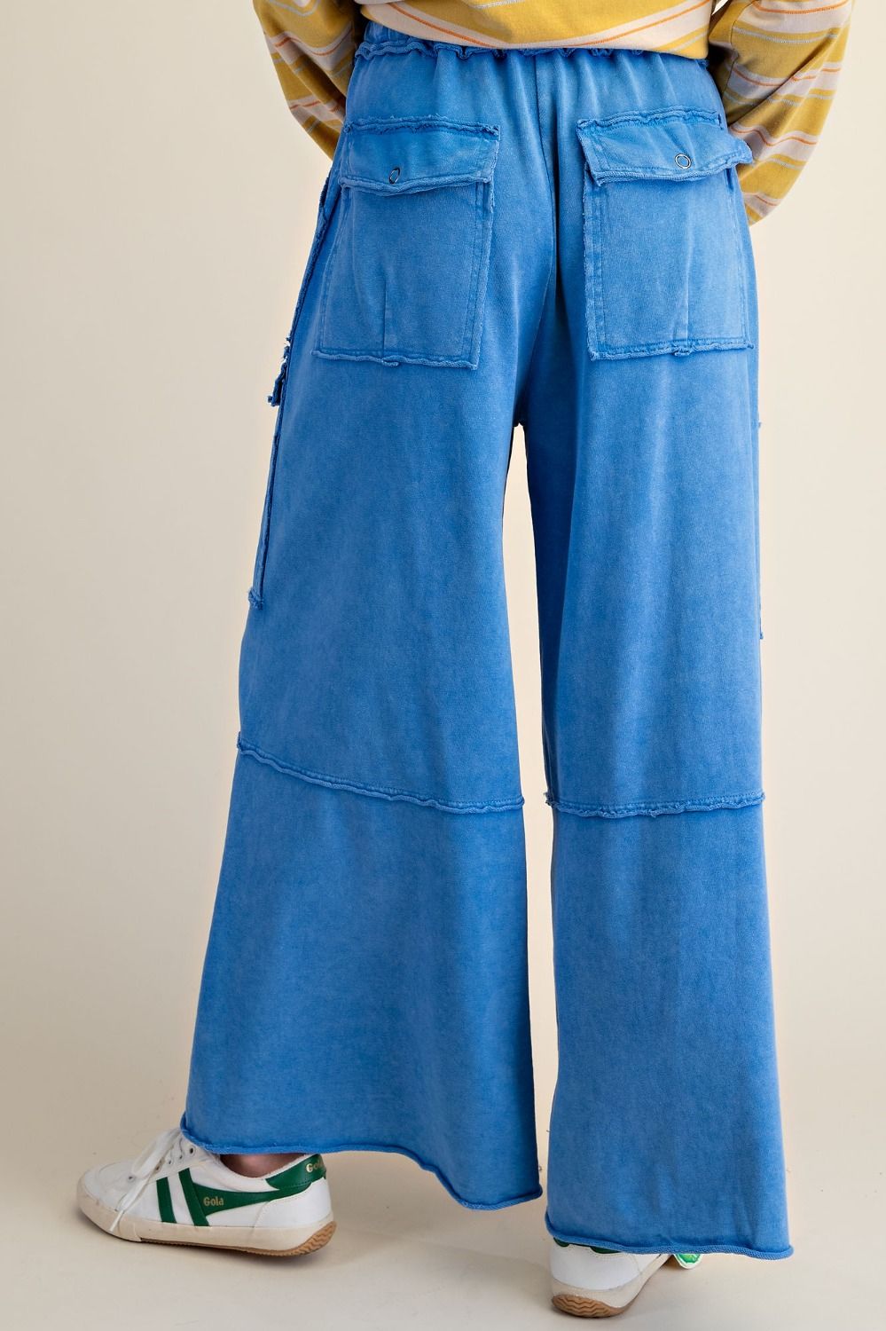 EB40795 Easel Mineral Wash Pants Cadet Blue 0