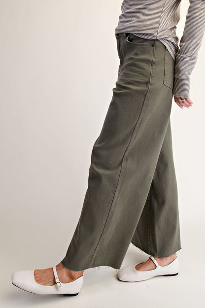 EB41372 Easel Stretch Twill Pant Faded Olive 0